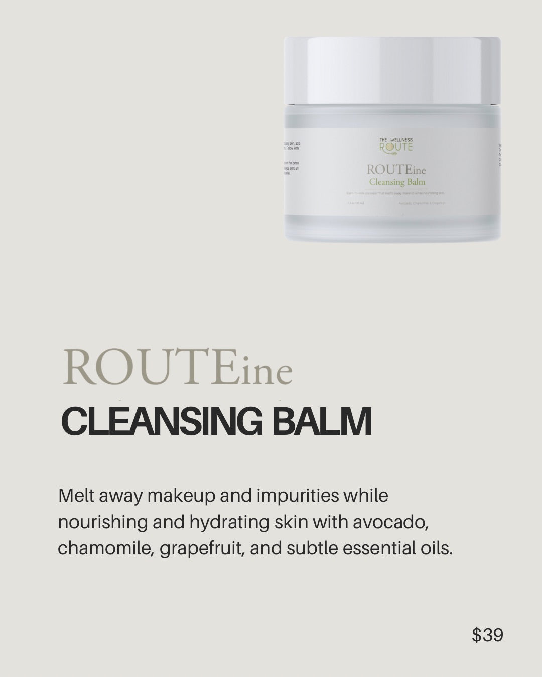 ROUTEine Cleansing Balm