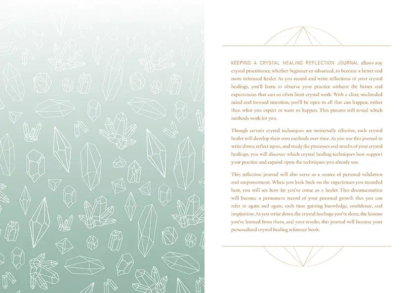 Crystal Healing Reflection Journal