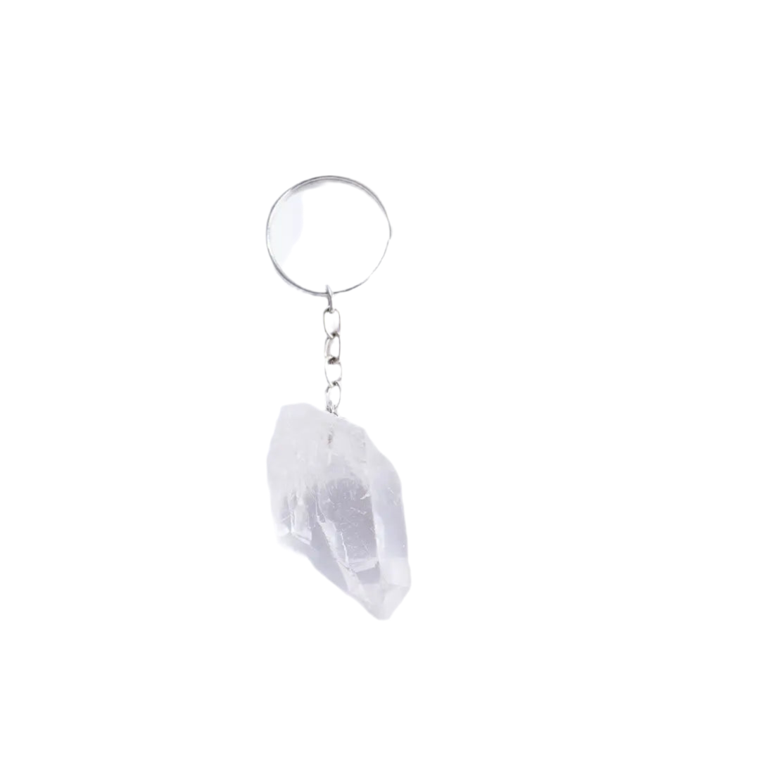 Crystal Quartz Keychain