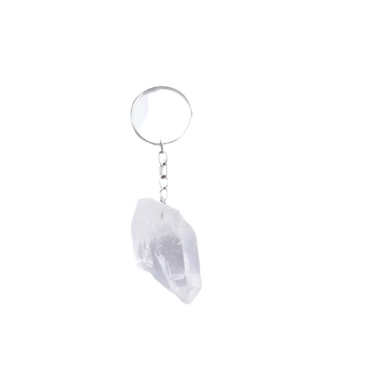 Crystal Quartz Keychain