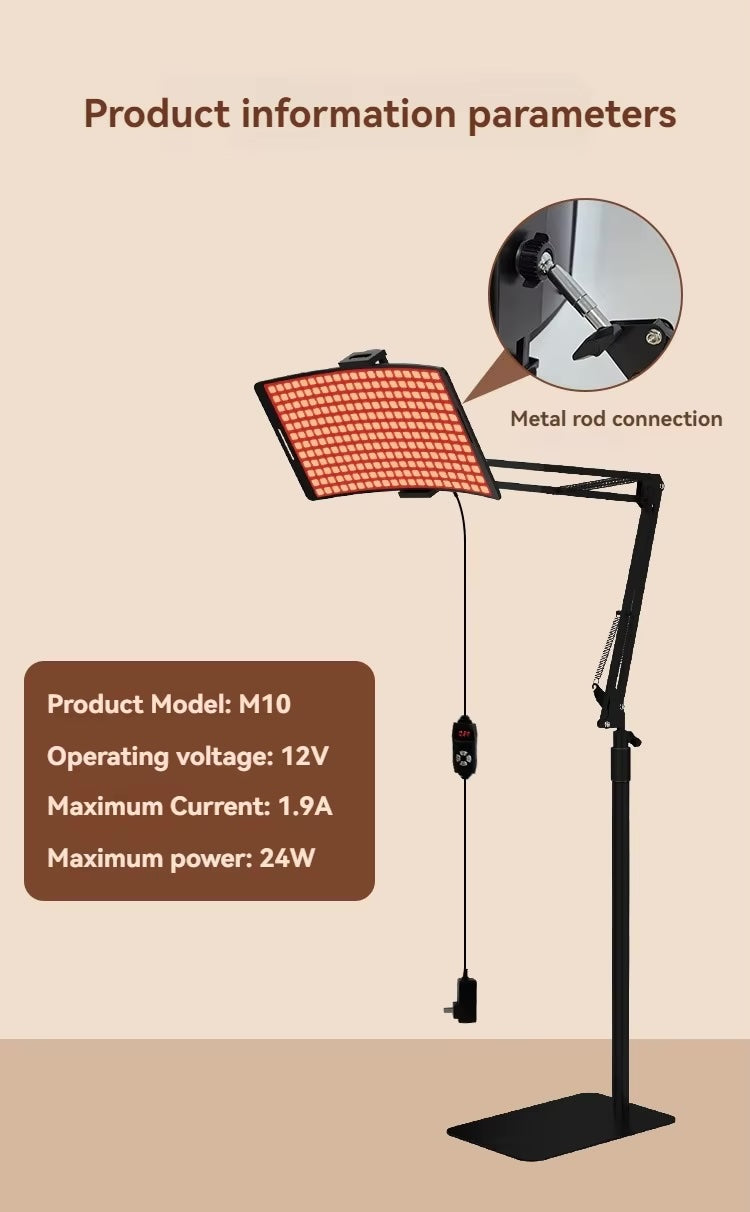 Red Light Therapy Panel With Flexible Stand