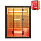 Costway – Signature Infrared Sauna – 3–4 Person Red Light & Salt Bar