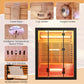 Costway – Signature Infrared Sauna – 3–4 Person Red Light & Salt Bar