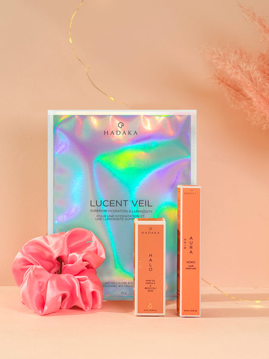 Limited Edition Holiday Set- Aura of Glow Hair & Skin Care