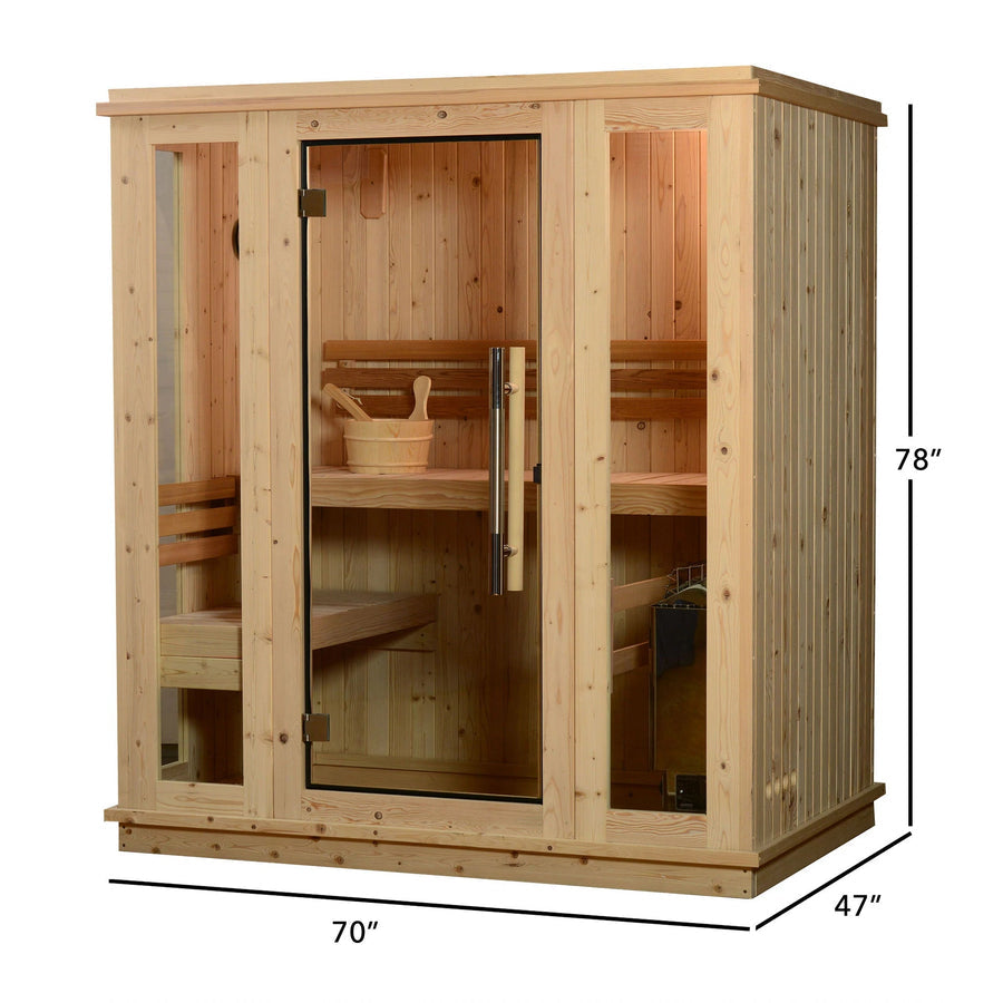 Almost Heaven – Auburn – 2–3 Person Indoor Traditional Sauna