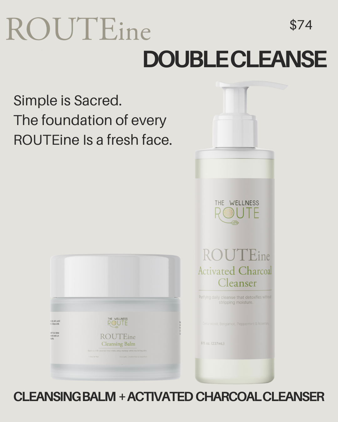 ROUTEine Double Cleanse