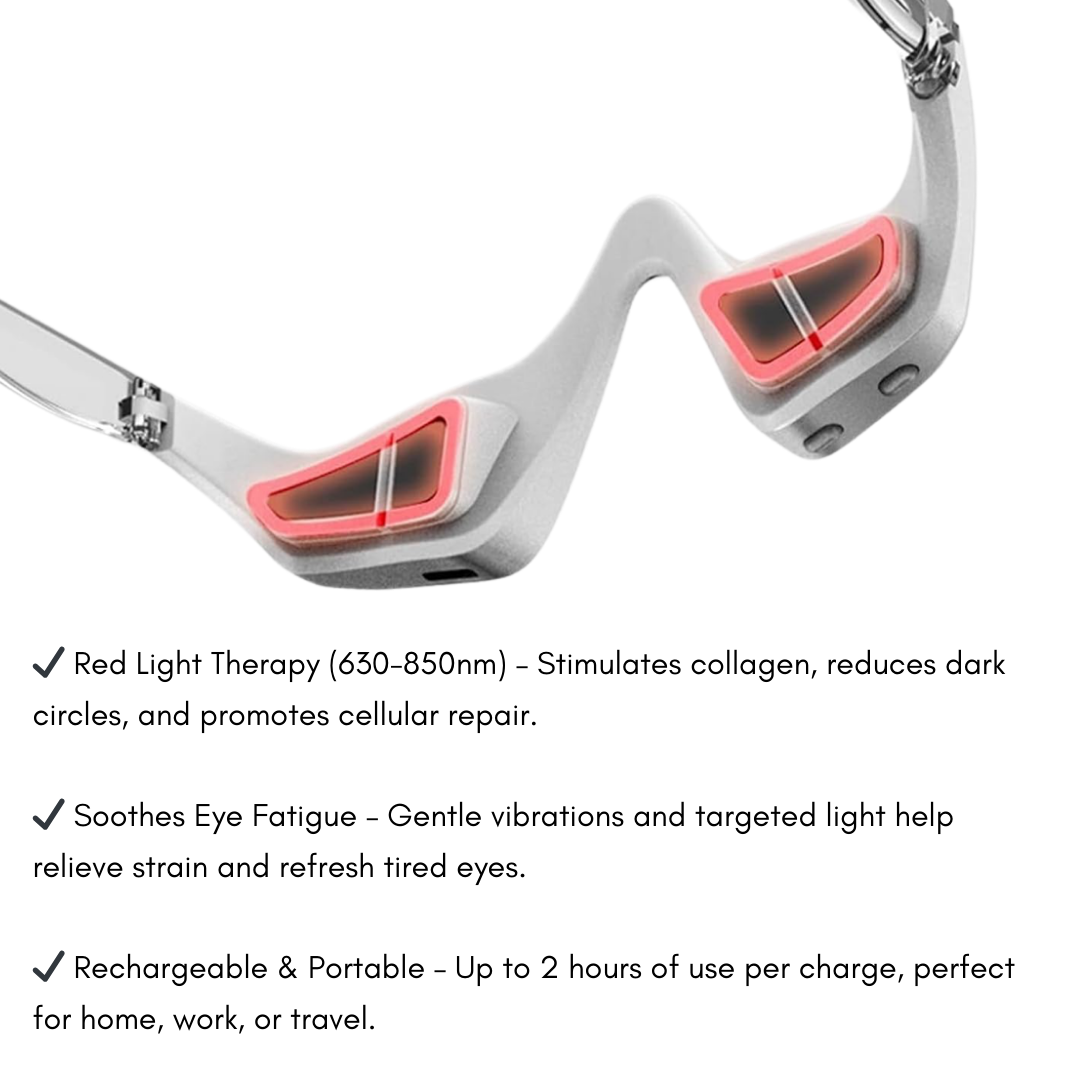 LED Red Light Therapy Glasses