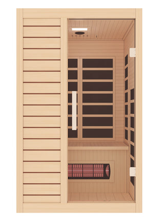 Icomfort-Premium Full Spectrum Sauna With Chromotherapy-Far Mid And Near Infrared-Fully Loaded-- IC-2850