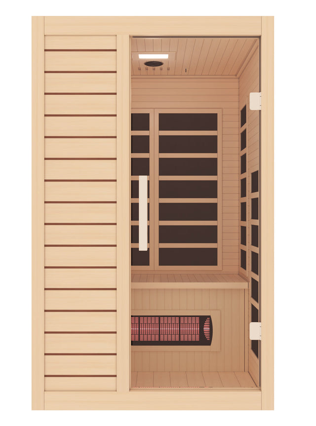 Icomfort-Premium Full Spectrum Sauna With Chromotherapy-Far Mid And Near Infrared-Fully Loaded-- IC-2850