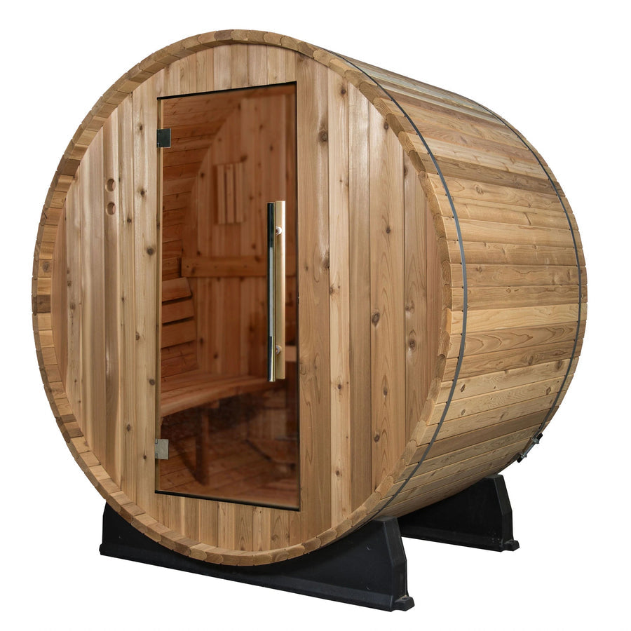 Almost Heaven – Watoga – 4-Person Outdoor Barrel Sauna (6x5)