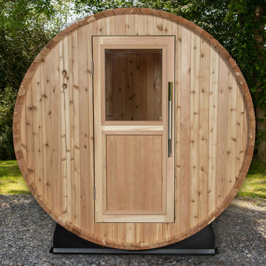 Almost Heaven – Watoga – 4-Person Outdoor Barrel Sauna (6x5)