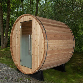 Almost Heaven – Watoga – 4-Person Outdoor Barrel Sauna (6x5)