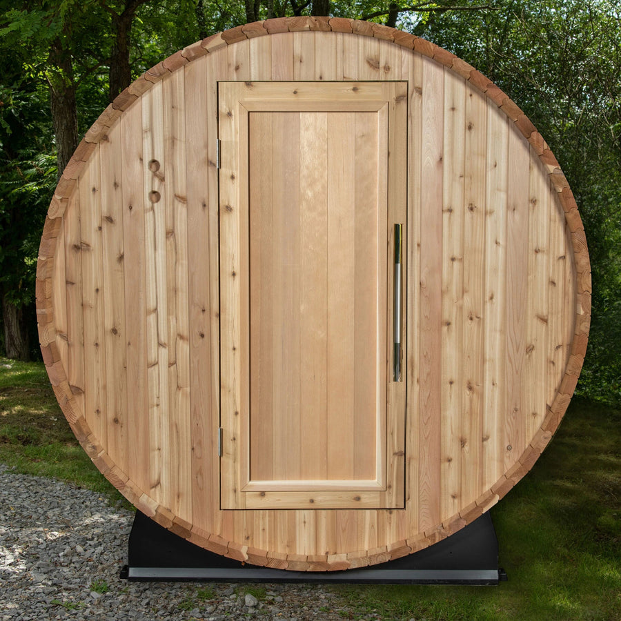 Almost Heaven – Watoga – 4-Person Outdoor Barrel Sauna (6x5)