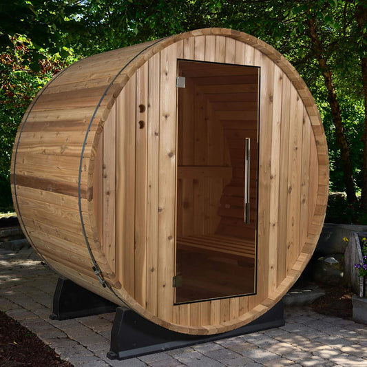 Almost Heaven – Salem – 2-Person Outdoor Barrel Sauna (6x4)