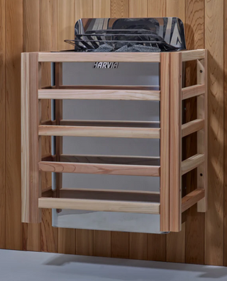 Preorder - *GDI "Gargellen" 5 Person Hybrid Outdoor Sauna (PureTech™ Full Spectrum IR or Traditional Stove) - Canadian Hemlock- GDI-8125-01