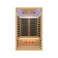 Icomfort 2 person Low EMF Infrared Sauna with Himalayan Salt Bar IC43-1860-White