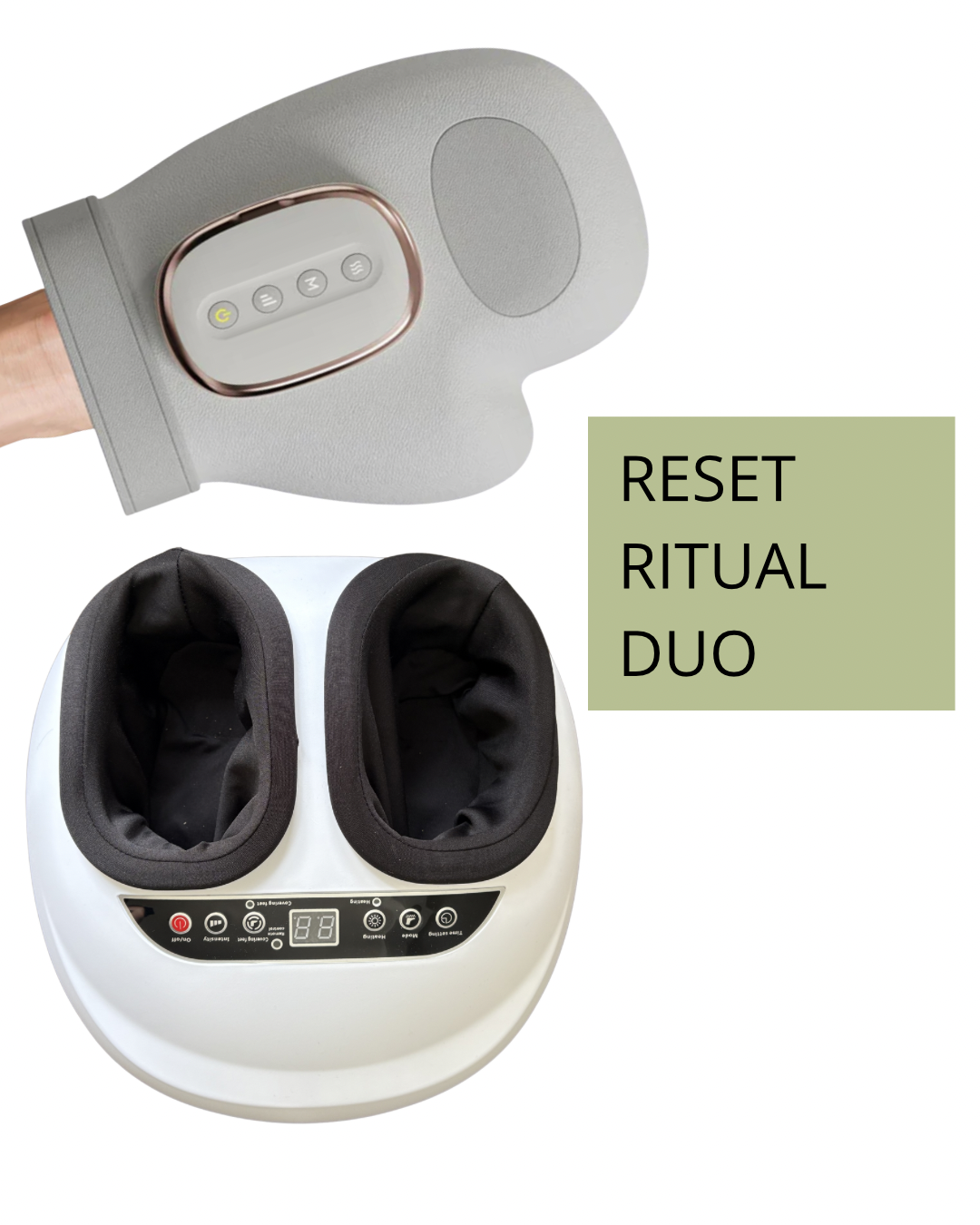 Reset Ritual Duo- Hand + Foot Massager