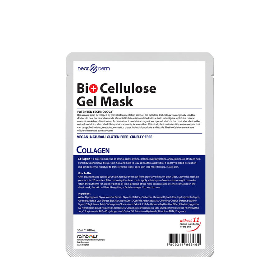 Dear Derm - Bio Cellulose Gel Mask - Collagen