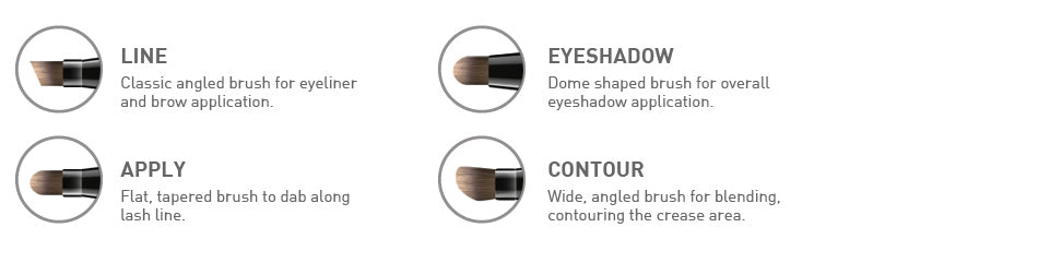 Cailyn - 4 in 1 Eye Makeup Brush