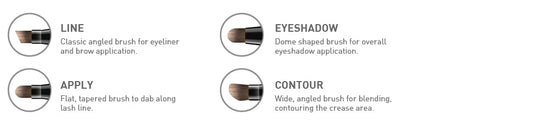 Cailyn - 4 in 1 Eye Makeup Brush