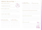 Crystal Healing Reflection Journal