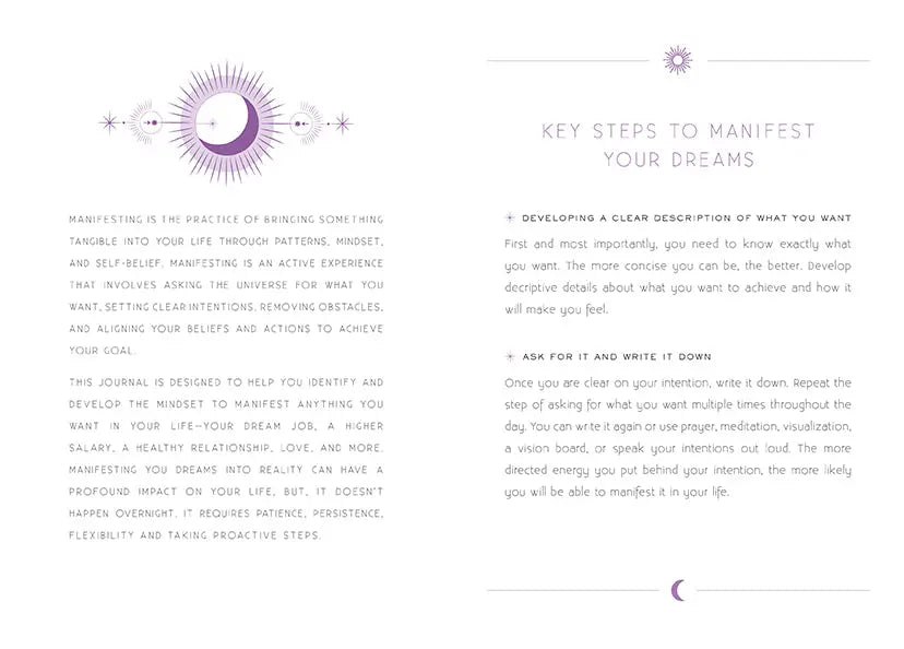 Manifesting Day And Night Reflection Journal