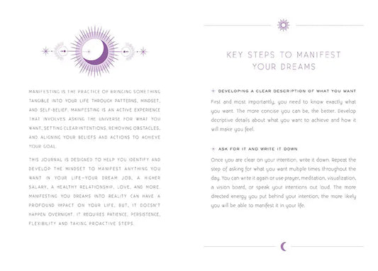 Manifesting Day And Night Reflection Journal