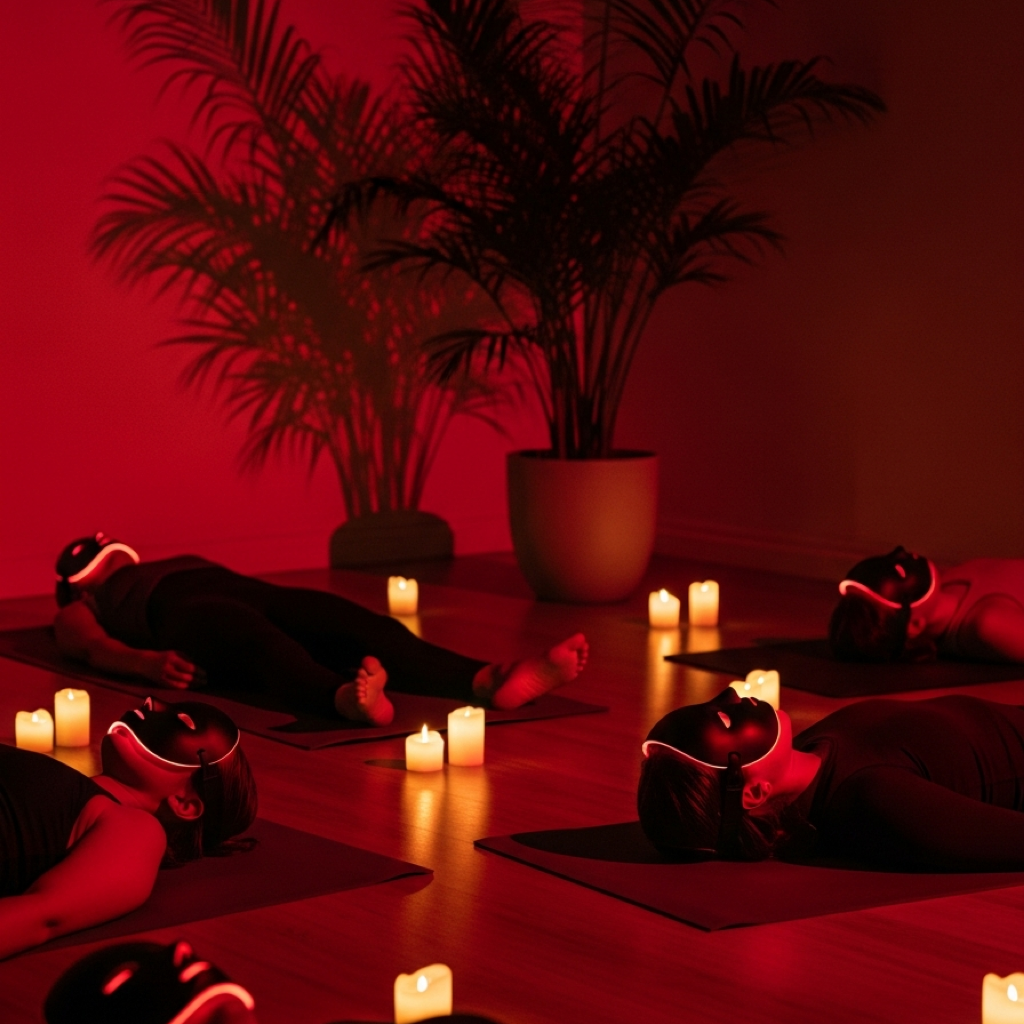 Red Light Yoga by The Wellness Route.